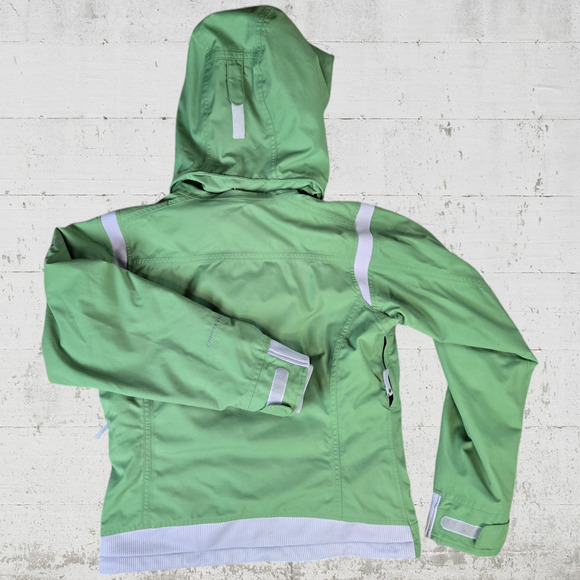 Columbia Green Titanium Faux Fur Lined Winter Snowboard Ski Jacket Size Medium - Picture 11 of 16